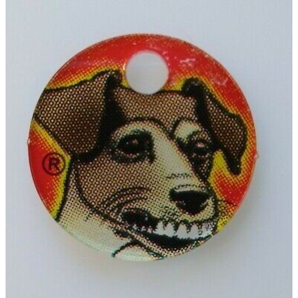 Ripley's Believe It or Not Pinball Plastic Keychain Original NOS 2004 Promo Dog